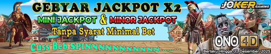 Gebyar Double Jackpot Joker Gaming 2025 ONO4D
